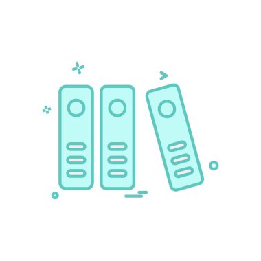 Dosya simgesi tasarım vektörü