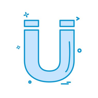 Mıknatıs simge tasarlamak vektör