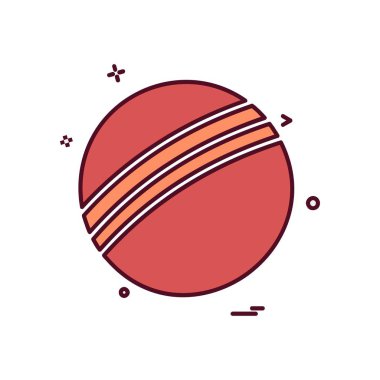 Topu simge tasarlamak vektör