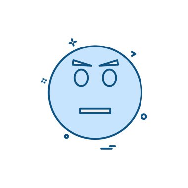 Emoji simgeleri tasarım vektörü 