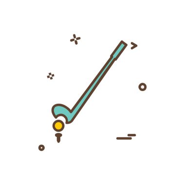 Golf simge tasarlamak vektör