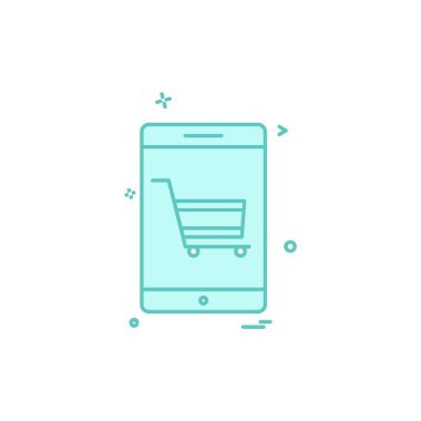 Akıllı telefon simge tasarlamak vektör 