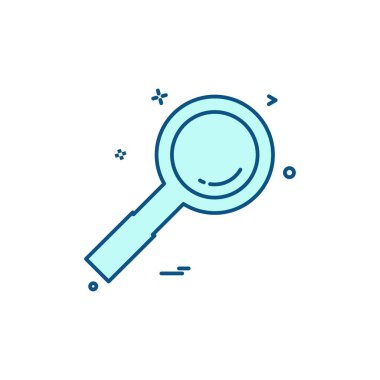 Arama simge tasarlamak vektör