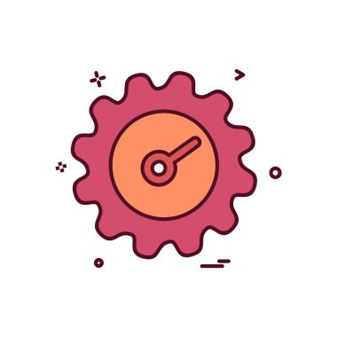 Dişli simge tasarlamak vektör