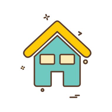 Emlak simge tasarlamak vektör