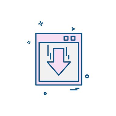 İş simgesi tasarım vektörü