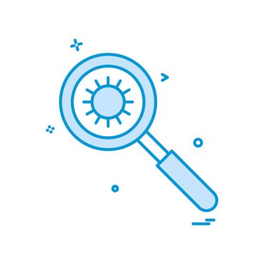 Arama molekülleri simge vektör tasarımı