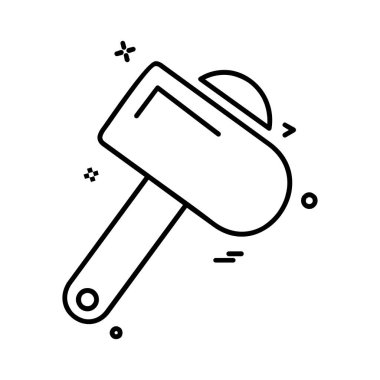 Çalışma araçlar simgesi tasarım, renkli vektör çizim 