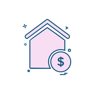 Emlak simge tasarlamak vektör