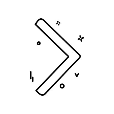 Sağ ok simge tasarlamak vektör