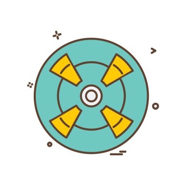 Taraftar simgesi tasarım vektörü