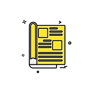 Çalışma simge tasarlamak vektör