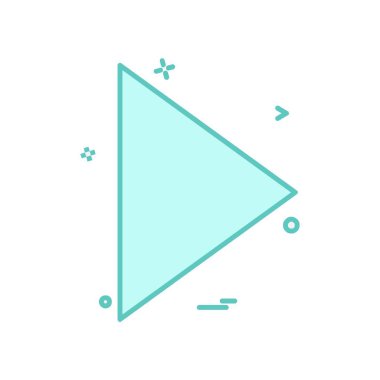 Sağ ok simge tasarlamak vektör