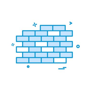 Duvar simge tasarlamak vektör