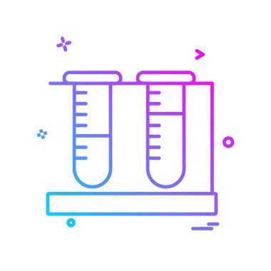 Beaker ikon tasarım vektörü