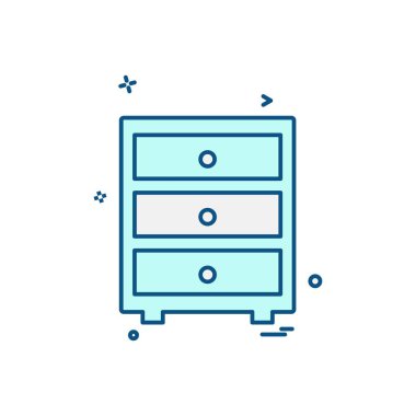 Mobilya tasarım vektörü 