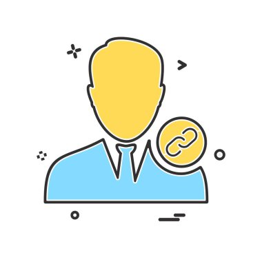 Avatar simge tasarlamak vektör