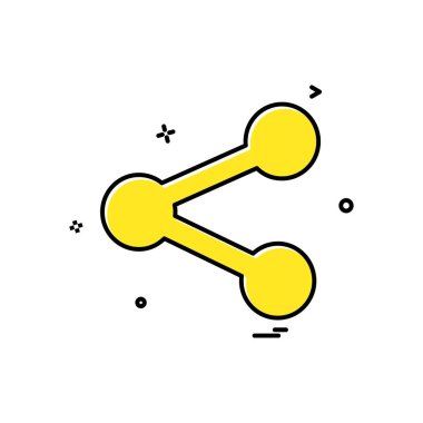 Simge tasarım vektörünü paylaş