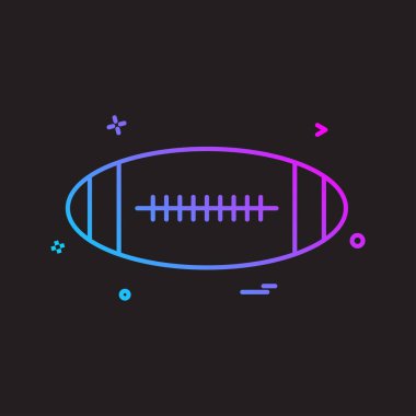 Top Amerikan simge vektör tasarımı 