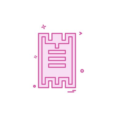 Dosya simgesi tasarım vektörü