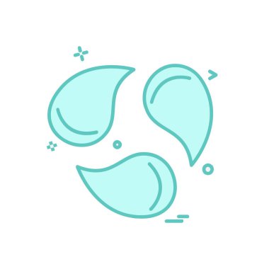 Su simge tasarlamak vektör