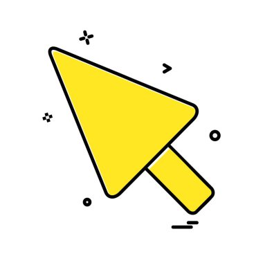 İşaretçi simge tasarlamak vektör