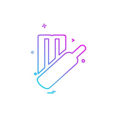 Kriket simge tasarlamak vektör 