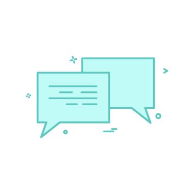 İletileri simge vektör beyaz arka plan üzerinde