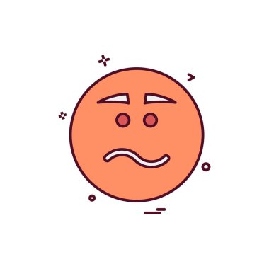 Emoji simgeleri tasarım vektörü 