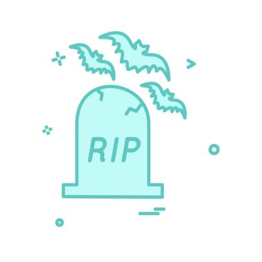 Cadılar Bayramı simgesi tasarım vektörü