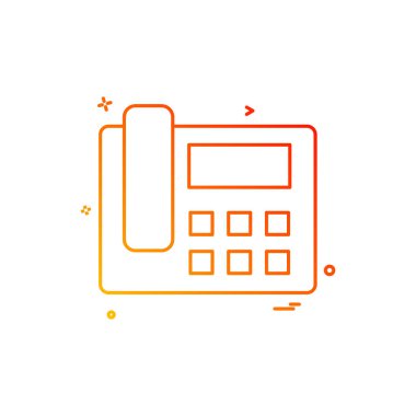 telefon ses ses simge vektör tasarımı