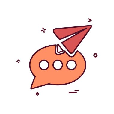 Simge tasarım vektörünü gönder