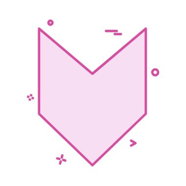 Ok simgesi tasarım vektörü