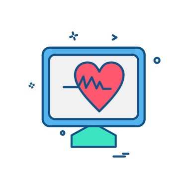 Bilgisayar simgesi tasarım vektörü