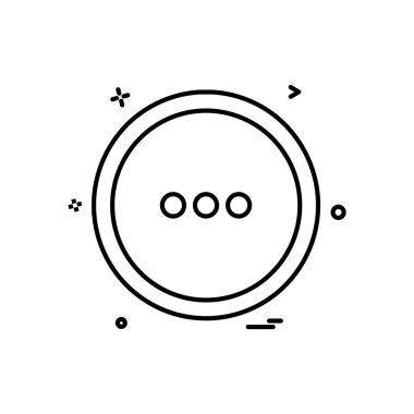 Kullanıcı arayüzü düğmesi simge tasarım vektörü