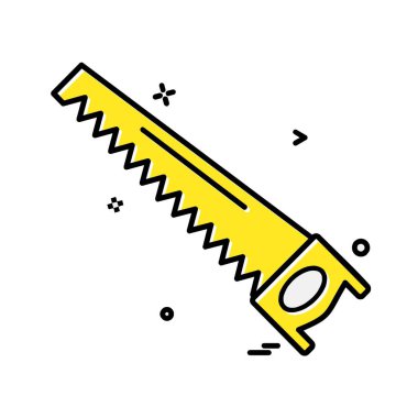 Donanım aracı simgesi tasarım, renkli vektör çizim 