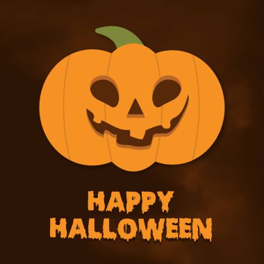 Mutlu Cadılar Bayramı tasarım öğesi tipografi ile. Cadılar Bayramı Yazdır ya da kutlama kartı vektör çizim