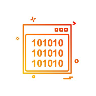 Web yerleşim simgesi tasarım vektörü