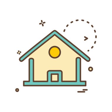 Emlak simge tasarlamak vektör