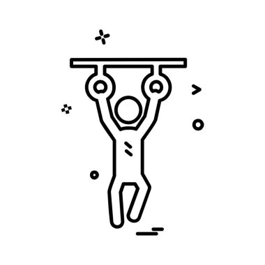 Spor simge tasarlamak vektör 