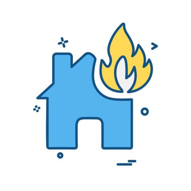 Ev simgesi tasarım vektörü