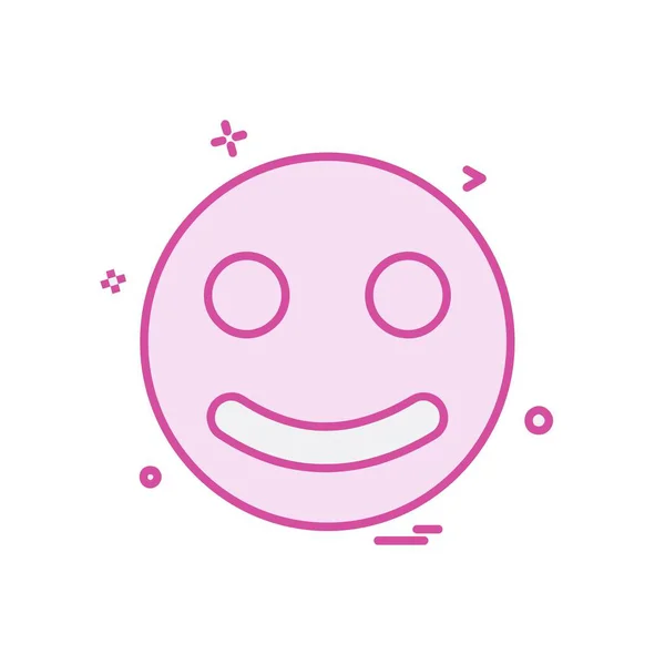 Designvektor Für Emoji Symbole — Stockvektor