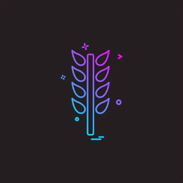 Vecteur Conception Icône Plantes — Image vectorielle
