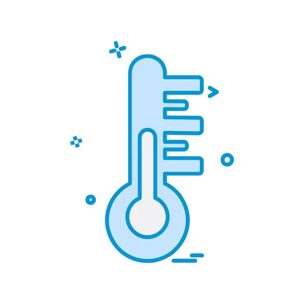 Design Vektor Für Temperatursymbole — Stockvektor