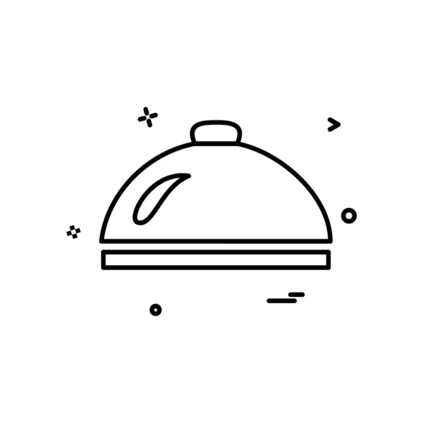 Вектор Дизайну Іконок Посуду — стоковий вектор