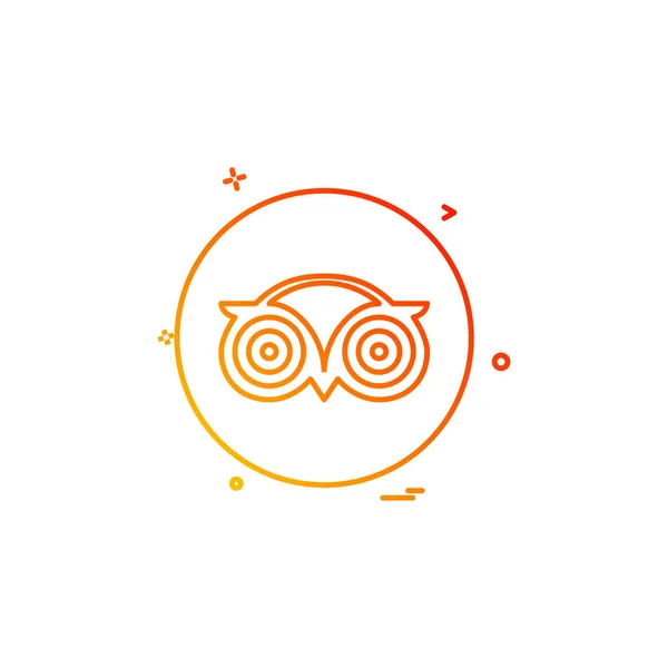 Media Network Social Tripadvisor Icon Vektordesign — Stockvektor