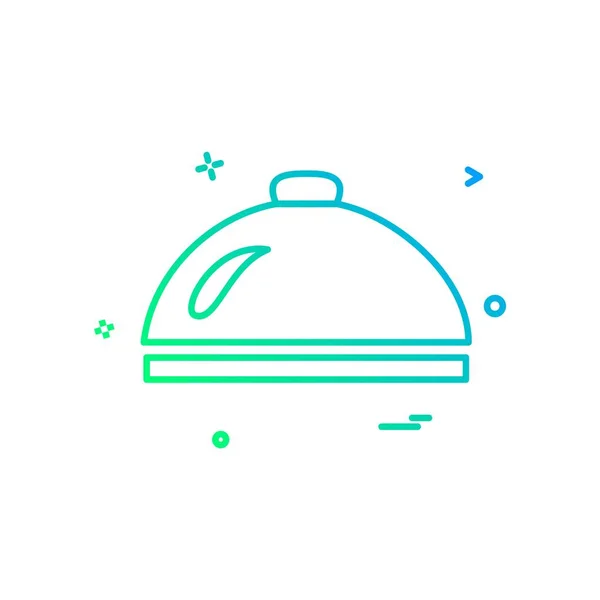 Вектор Дизайну Іконок Посуду — стоковий вектор