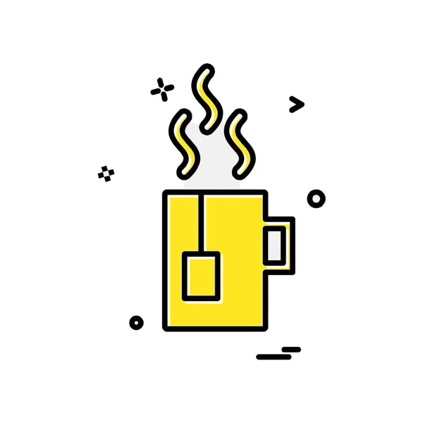 Drink Icon Design Bunte Vektorillustration — Stockvektor