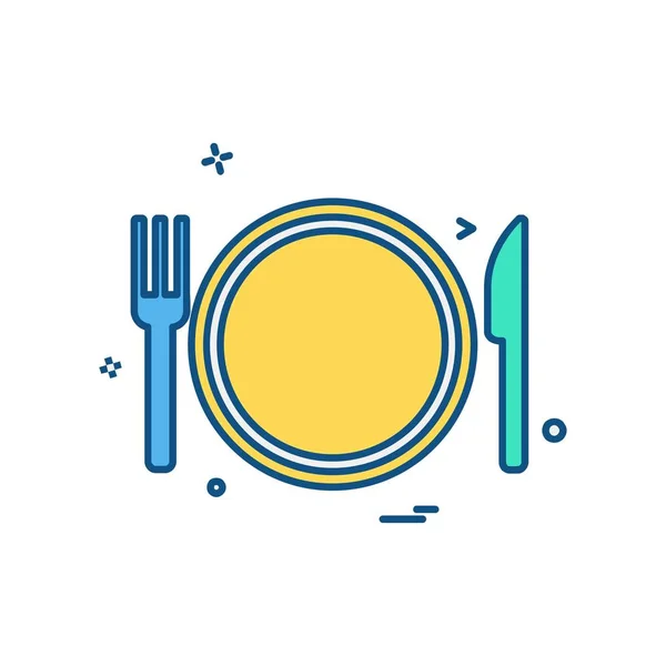 Vector Diseño Icono Alimentos — Vector de stock