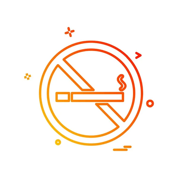 No Smoking icon design vector